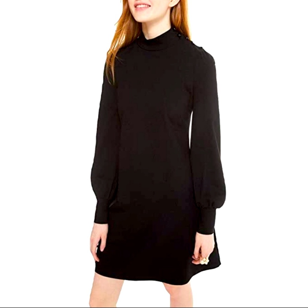 Kate Spade Mockneck Pointe black Dress NWOT